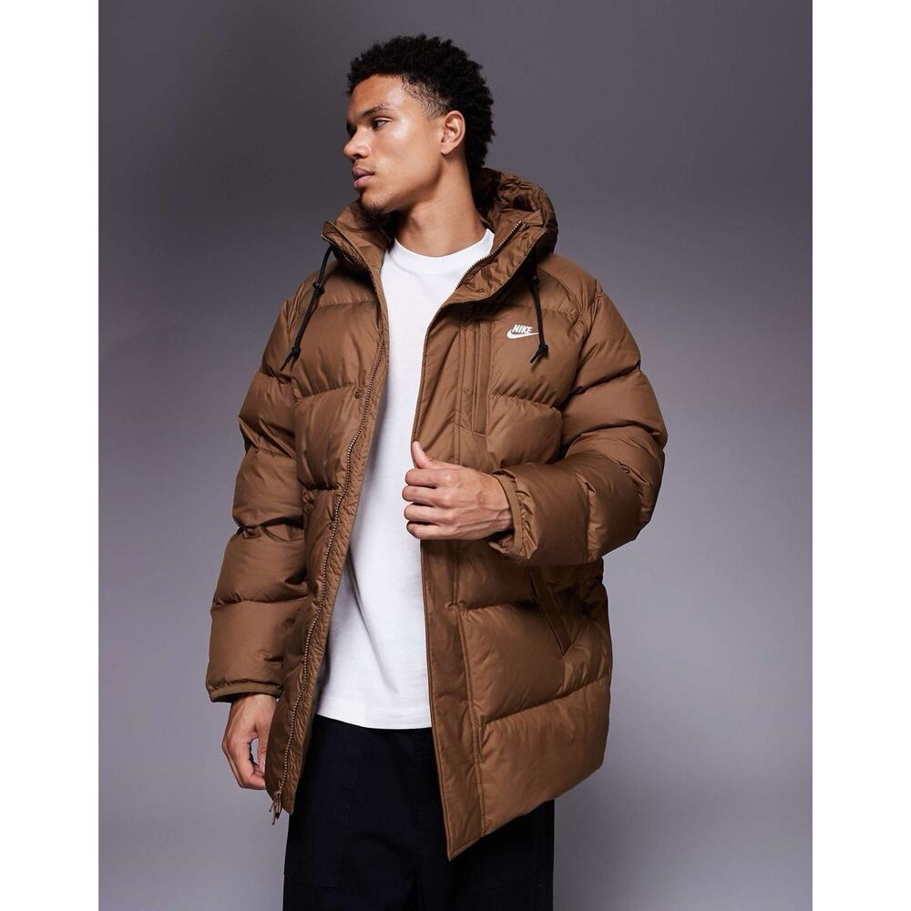 Nike NSW Sportswear Club Puffer Parka Jacket Down Fill IB2973-235 LARGE, NEW NWT